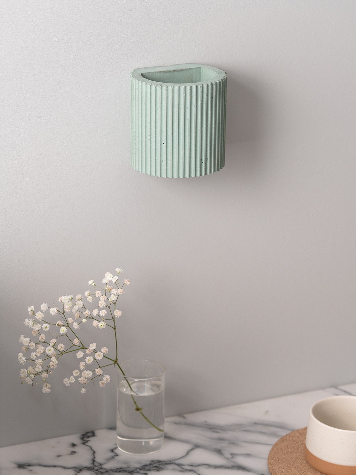 Applique S6 en béton par Stefan Gant x Gant Lights Applique S6 en béton par Stefan Gant x Gant Lights, jade