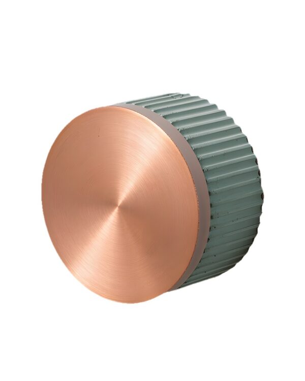 Applique S8 en béton jade avec diffuseur cuivre