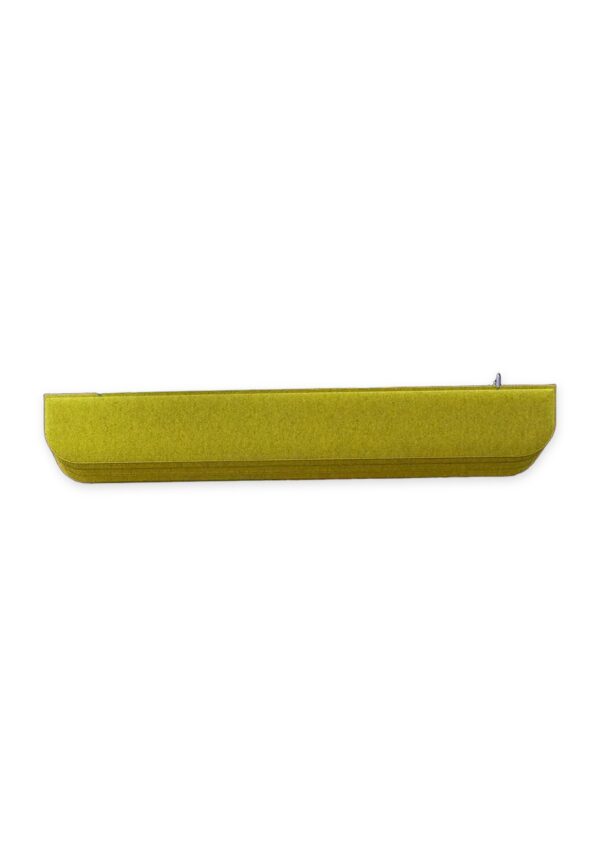 baffle acoustique plafond Slalom Kayak en feutre vert anis, fond blanc