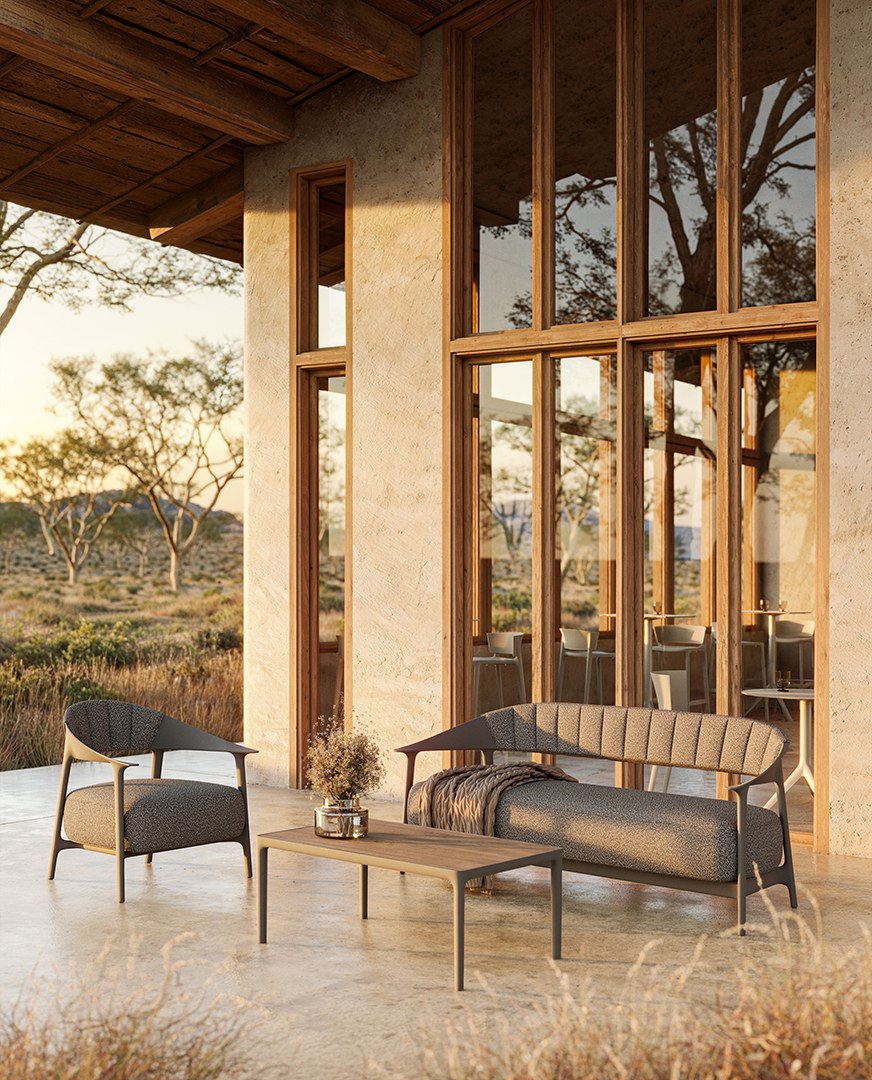 canapé Africa Vondom en situation, photo d'ambiance