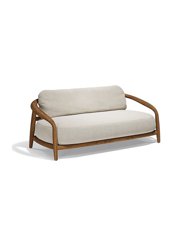 canapé Fusta Vondom en teck, fond blanc