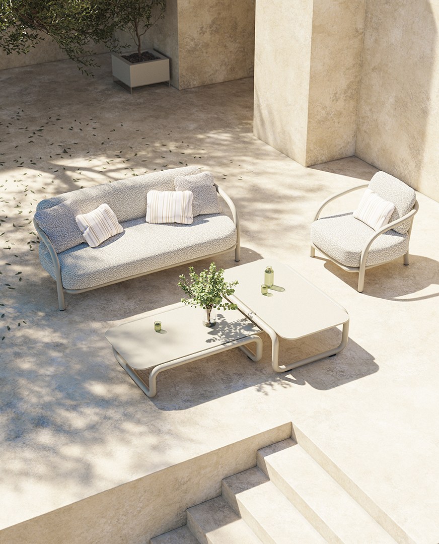 canapé Gum Vondom en situation, photo d'ambiance
