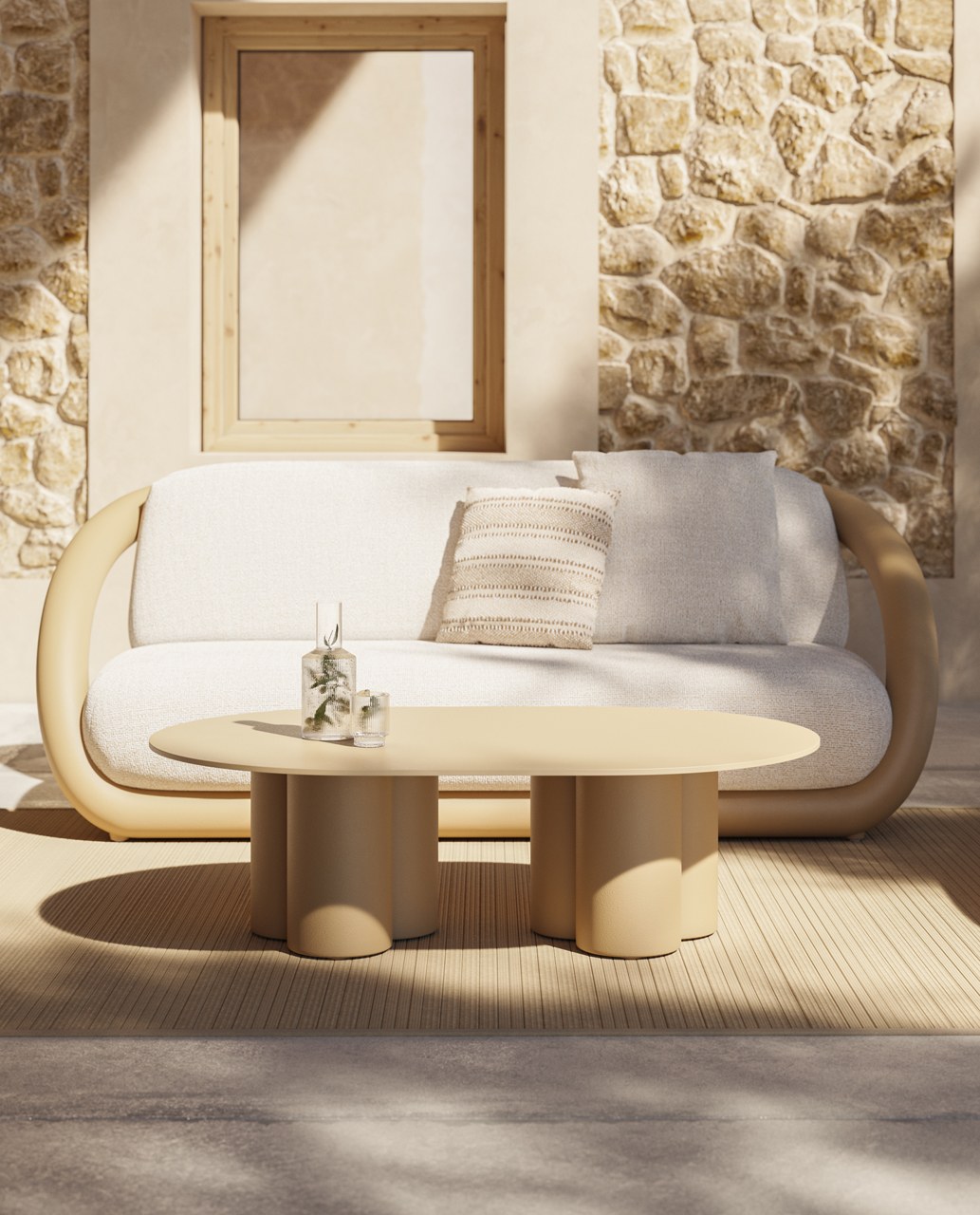 canapé Mel Vondom en situation, photo d'ambiance