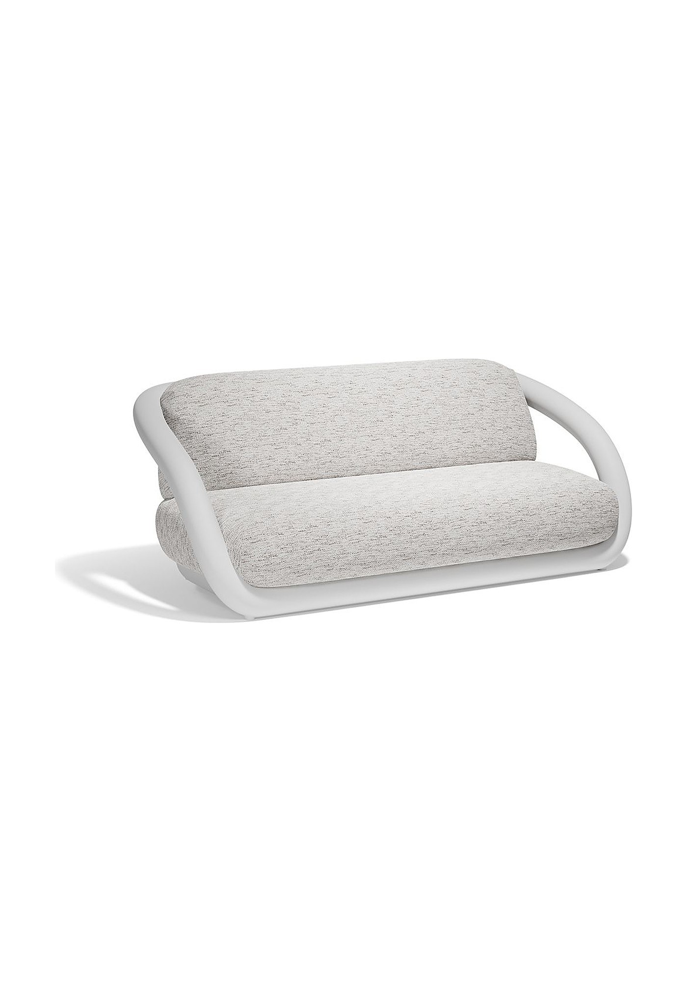Canapé Mel en polyéthylène et tissu au design contemporain par Ramón Esteve x Vondom canapé Mel Vondom coloris Blanc