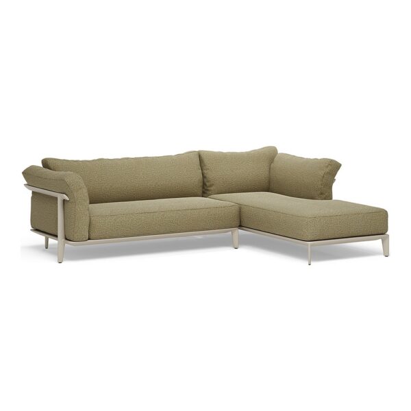 canapé modulable Pasadena Vondom, composition avec chaise longue