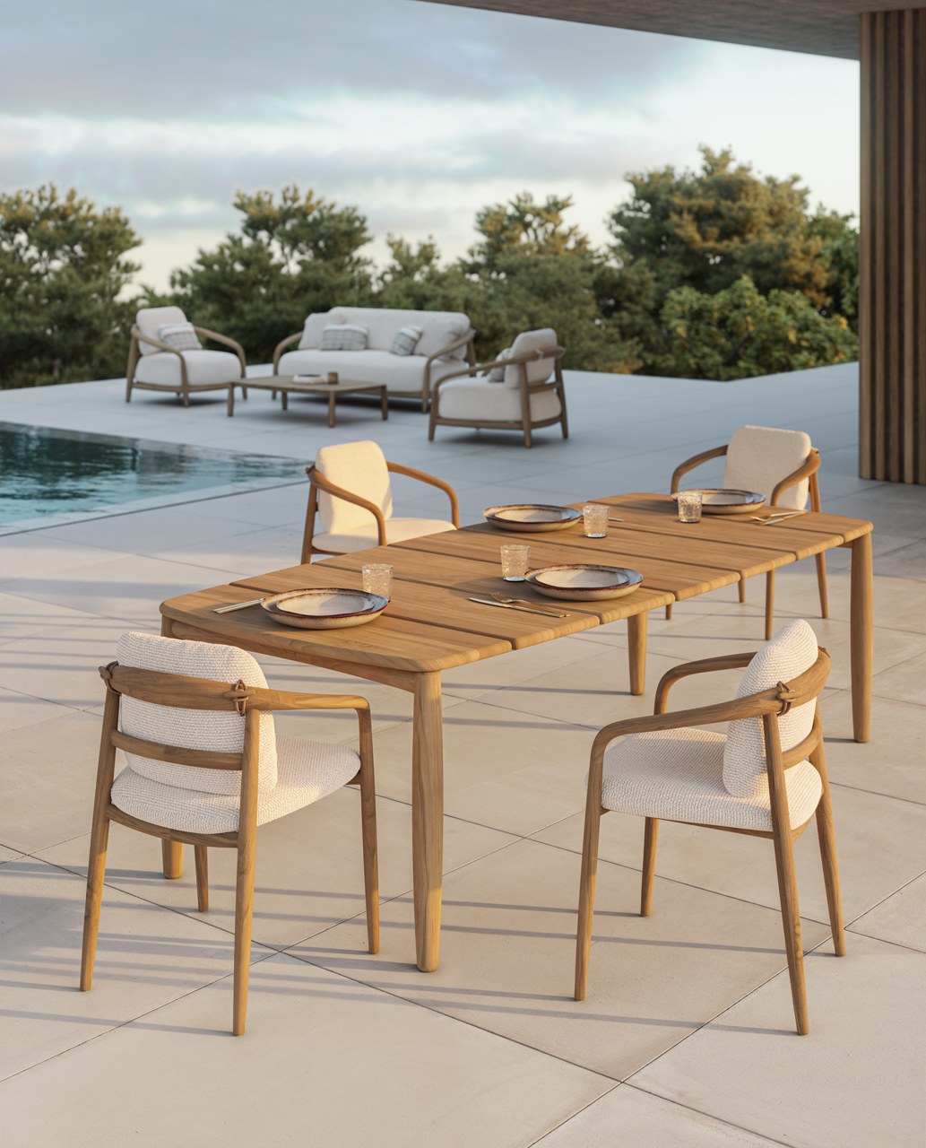chaise Fusta Vondom en situation, photo d'ambiance