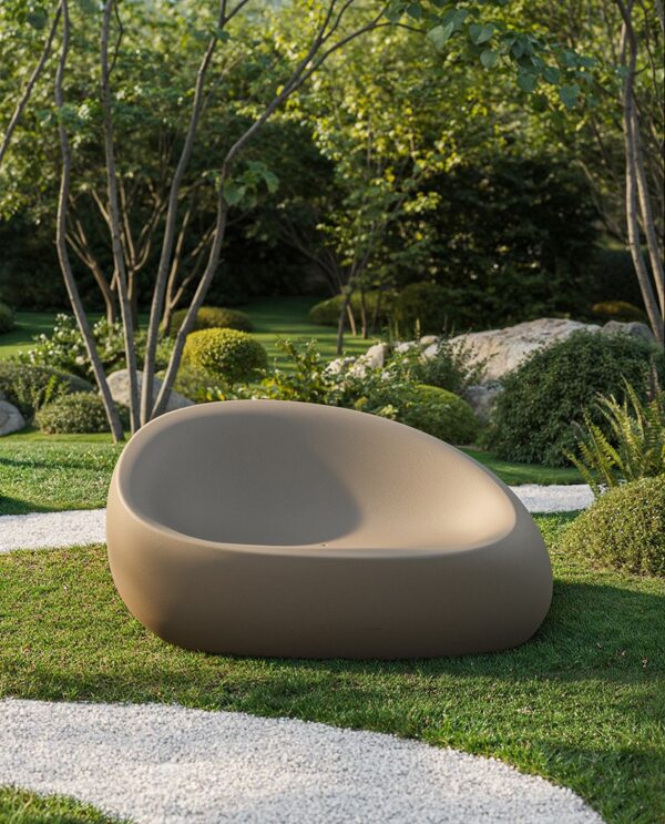double fauteuil Stone Vondom en situation, photo d'ambiance
