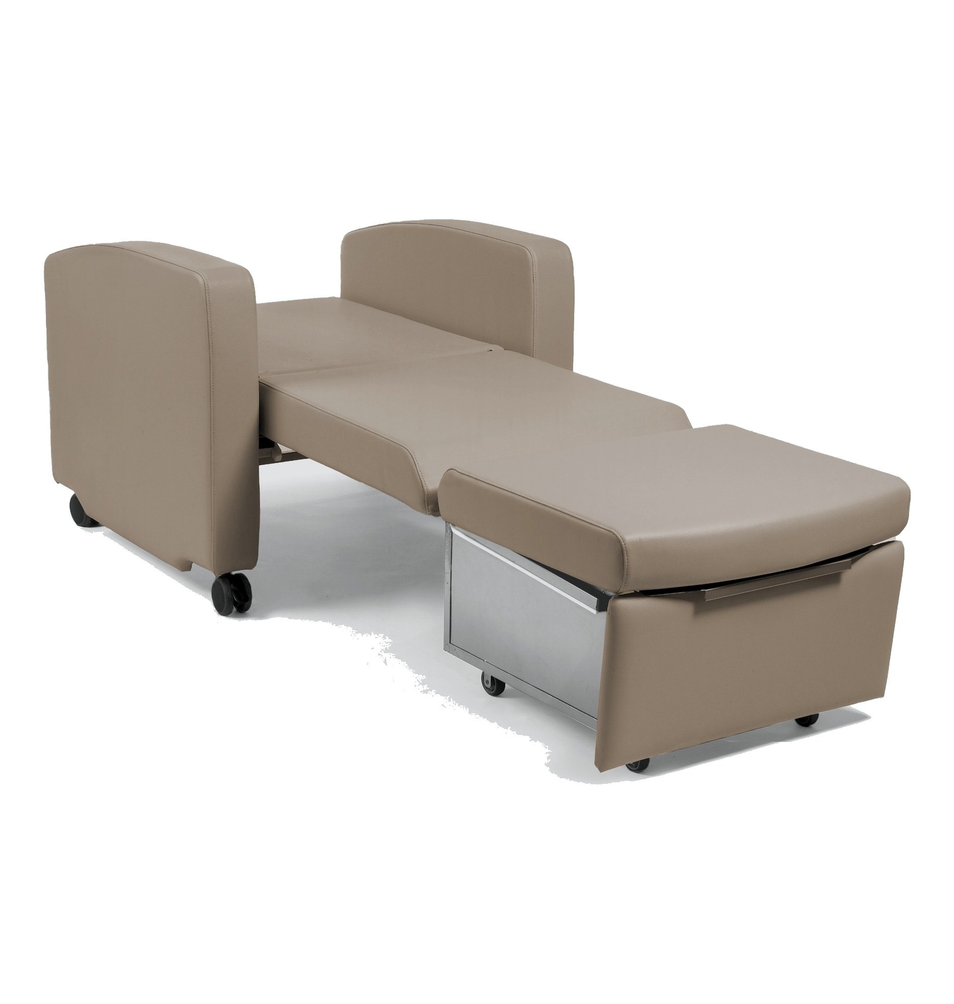 Fauteuil Lit Accompagnant 1 ou 2 Places, Couchage Intégré Fauteuil lit accompagnant 1 place avec couchage déplié