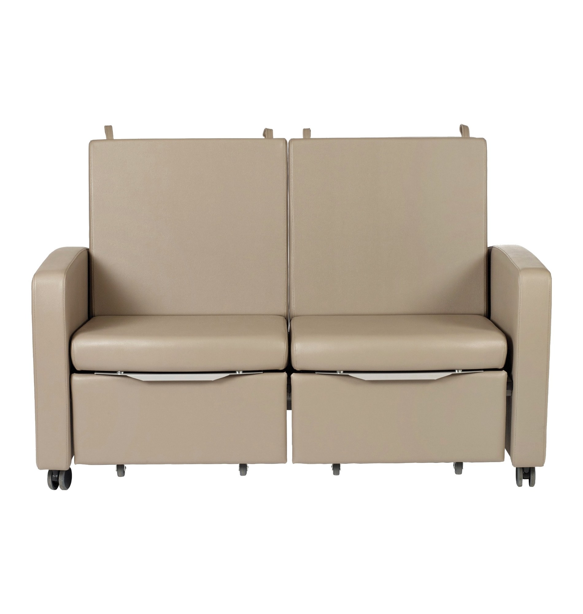 Fauteuil Lit Accompagnant 1 ou 2 Places, Couchage Intégré Fauteuil lit accompagnant 2 places avec caisson