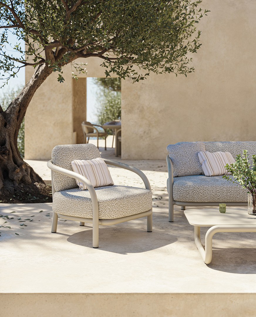 fauteuil lounge Gum Vondom en situation, photo d'ambiance