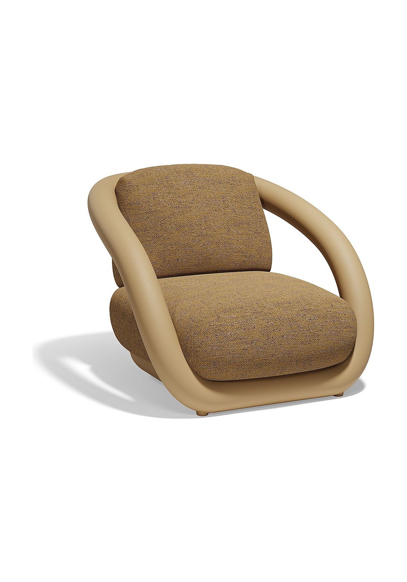 fauteuil lounge Mel Vondom coloris camel