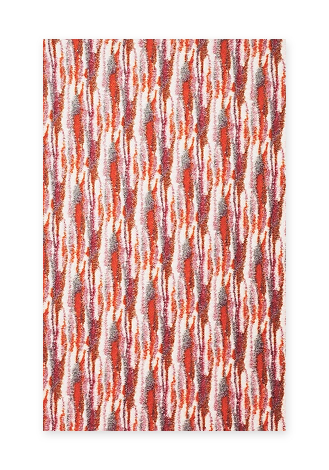 Feutre acoustique jacquard FUSIONfelt par Slalom, laine et polyester feutre acoustique jacquard Slalom FUSIONfelt rouge, rose et gris, fond blanc
