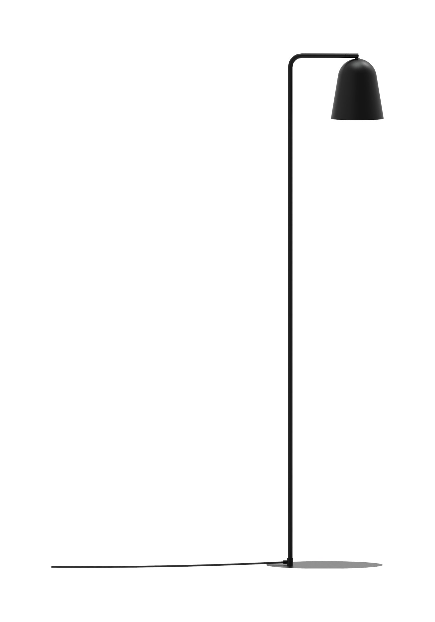 lampadaire Tessa noir mat