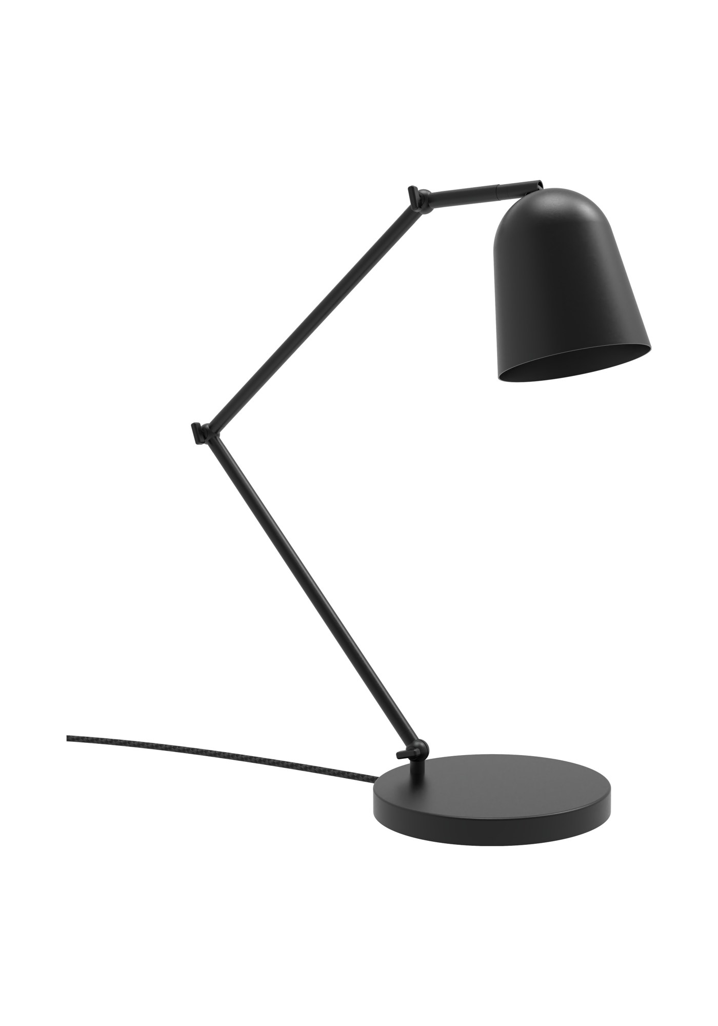 lampe à poser articulée Tessa noir mat