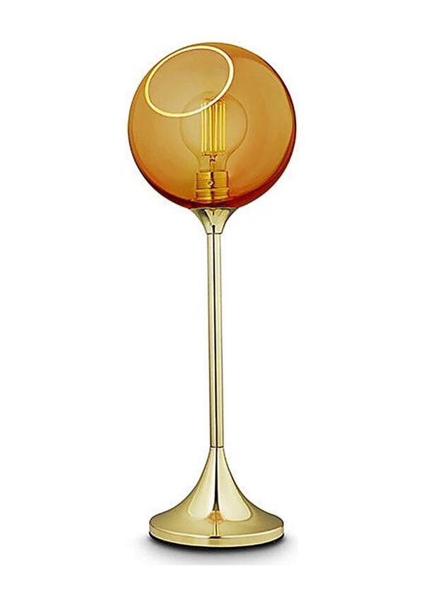 lampe à poser Ballroom Design by Us, coloris Amber (ambre), base dorée