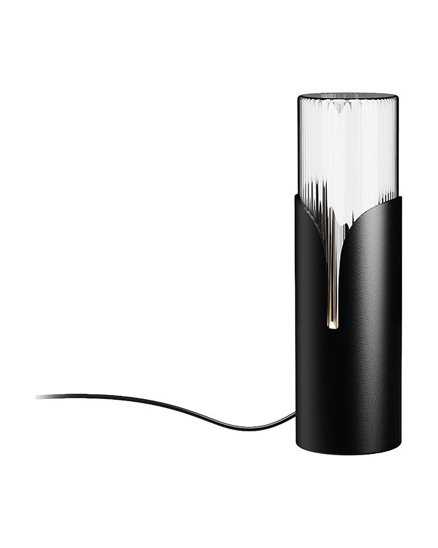 lampe à poser Bisel noir mat