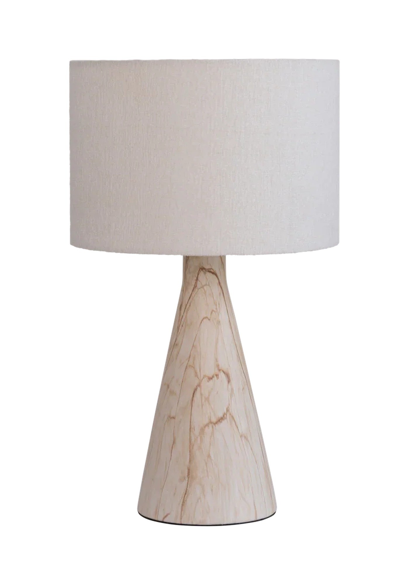 Lampe à poser Jun par Urban Nature Culture, céramique et lin écru lampe à poser céramique Jun Urban Nature Culture