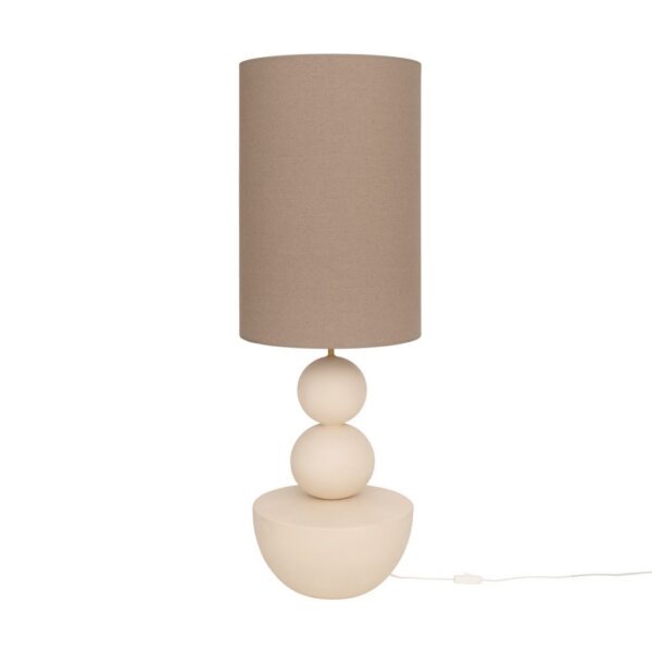 lampe à poser céramique Rei Urban Nature Culture, vue de face avec son câble