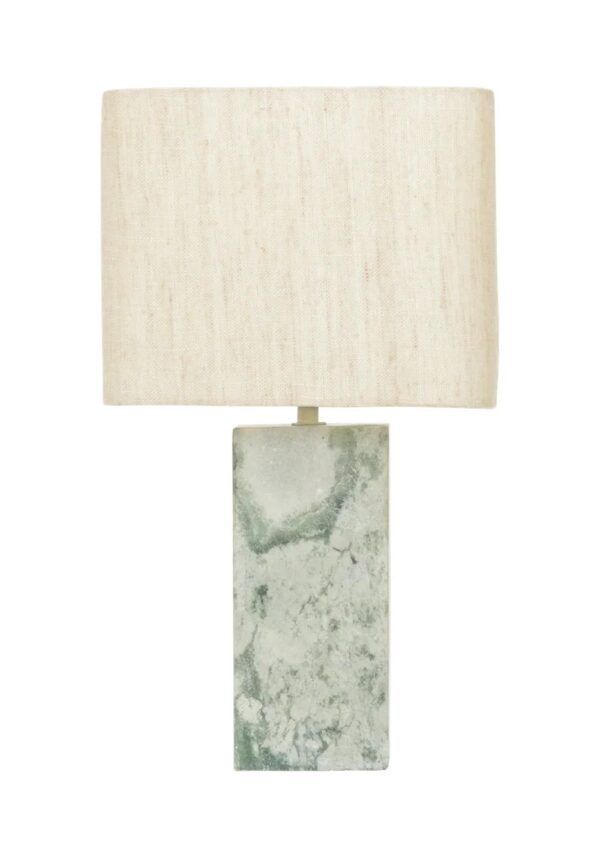 lampe à poser marbre Suvi Urban Nature Culture, rendu sur fond blanc