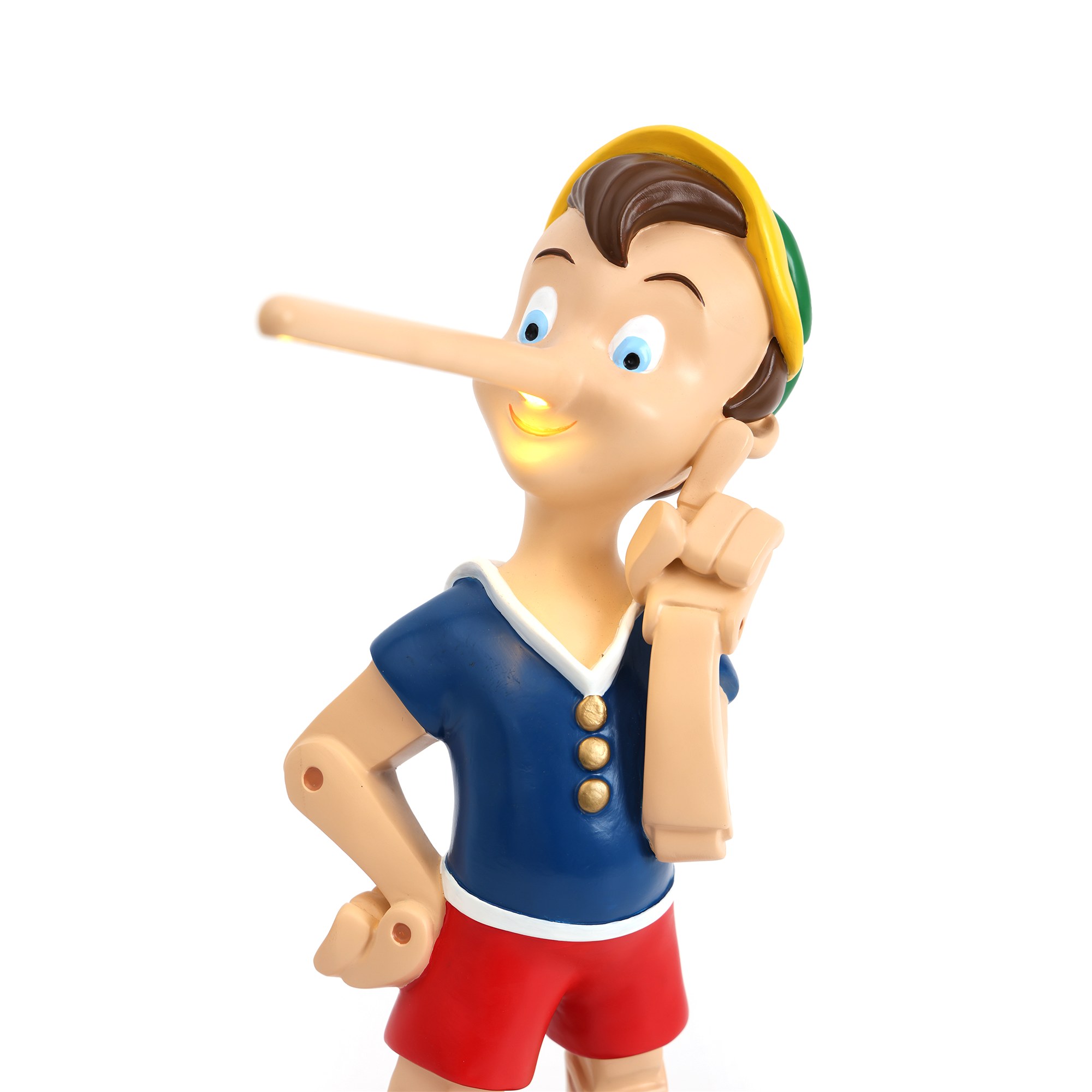 Lampe Pinocchio The Liar rechargeable par Seletti Nez LED allumé de la lampe rechargeable Pinocchio The Liar