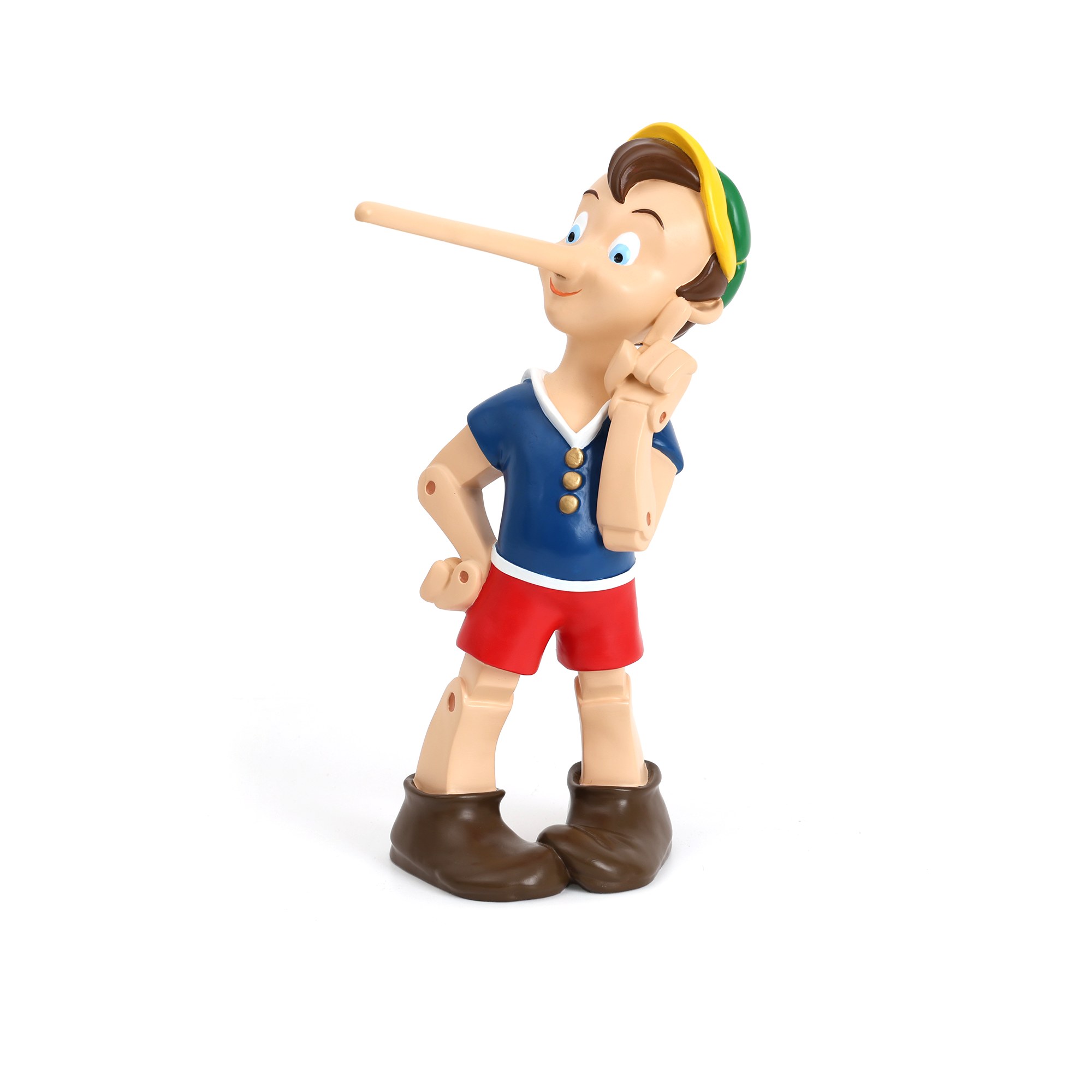 Lampe Pinocchio The Liar rechargeable par Seletti Lampe sans fil Pinocchio The Liar de Seletti vue de trois quarts