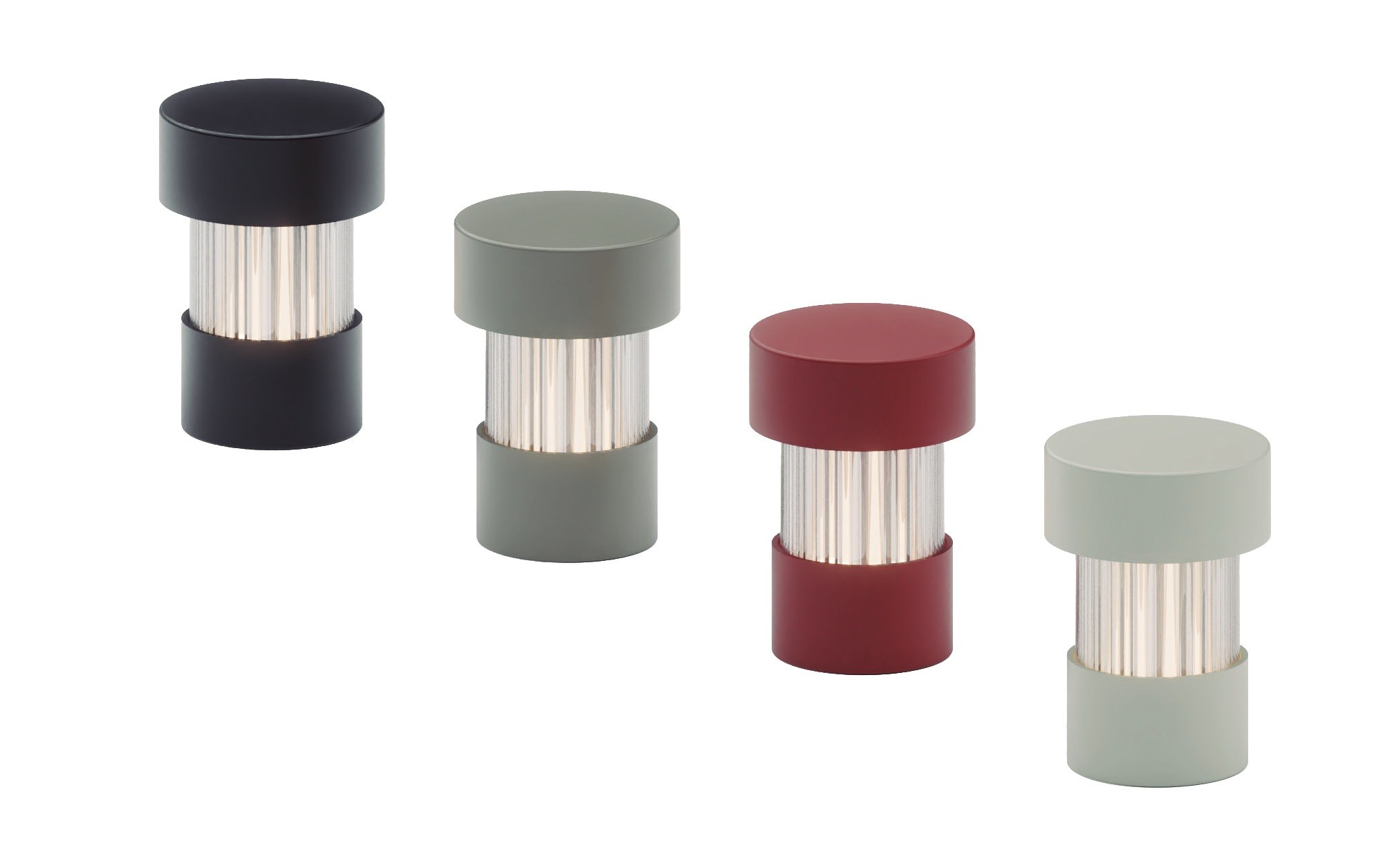 lampe rechargeable Balise, quatre teintes