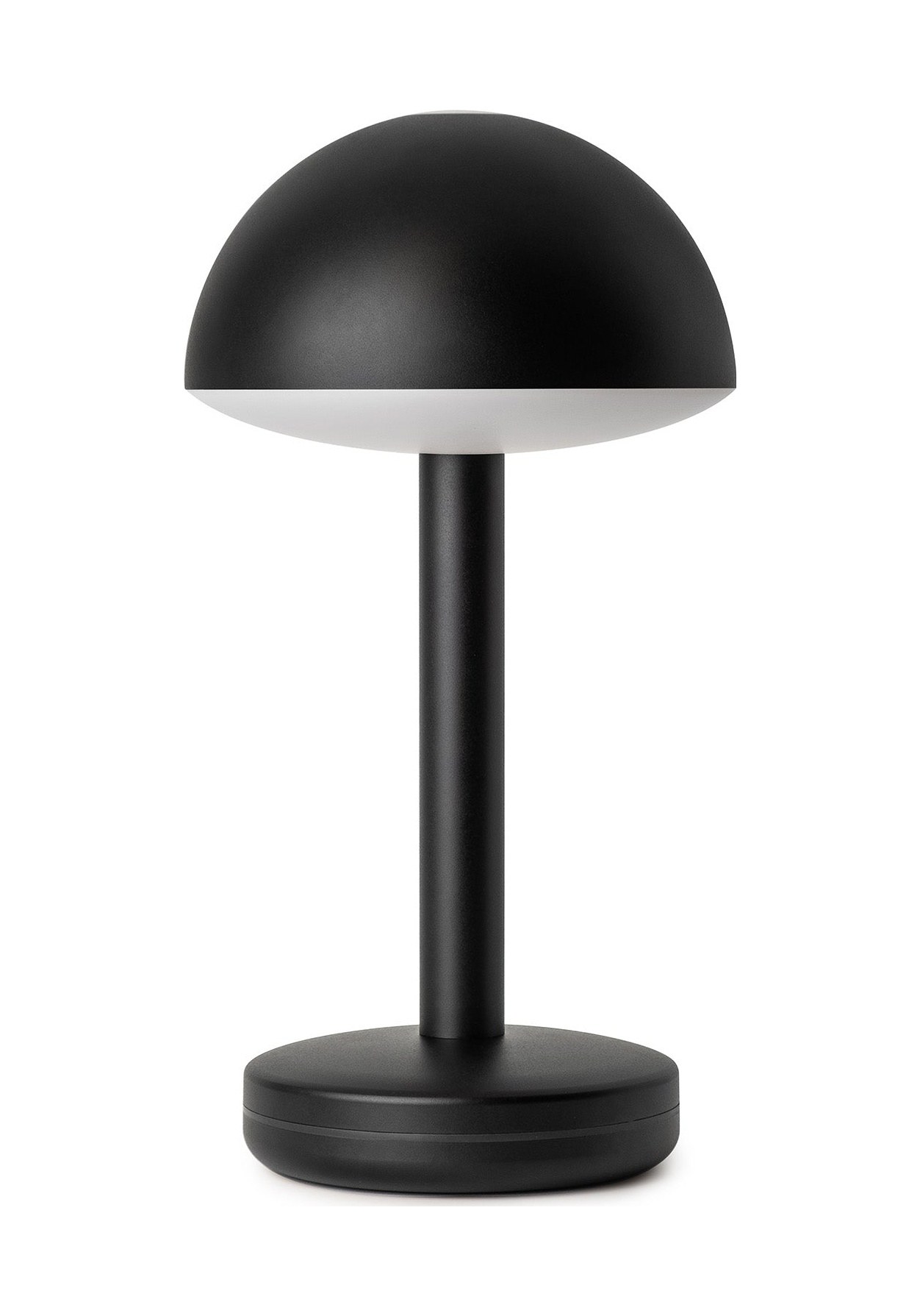 Lampe rechargeable Bug par Humble, aluminium et polycarbonate lampe rechargeable Bug Humble, finition Black, noire