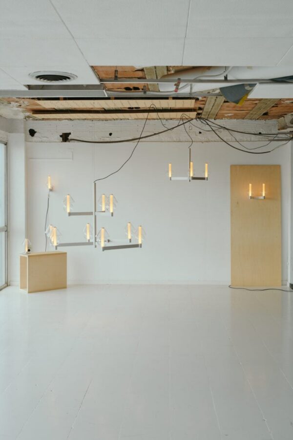 Lustres Fragile Marset en ambiance, collection Fragile de Jaume Ramírez