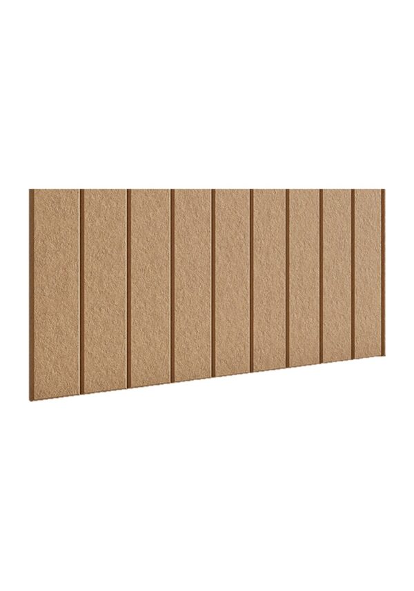 mur acoustique Sharp Wall Chameleon en feutre PET de 9 mm, panneaux à angles droits, fond blanc