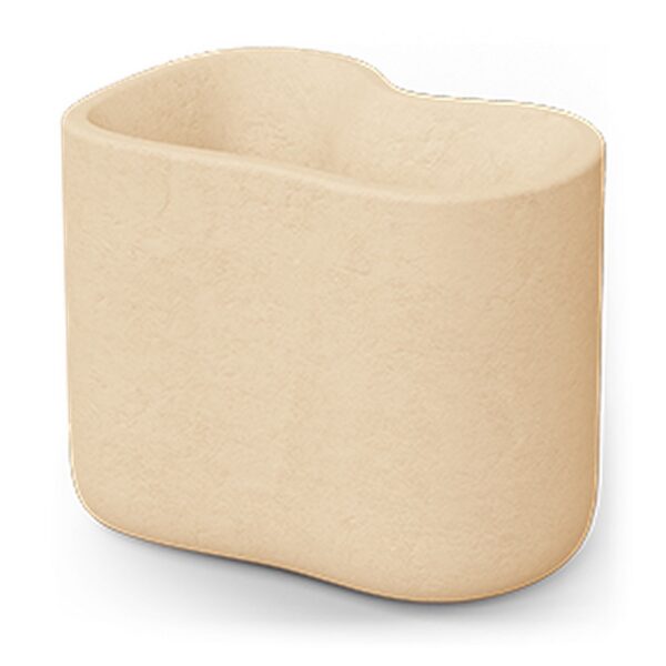 nano jardinière Milos Vondom, petite, coloris crème