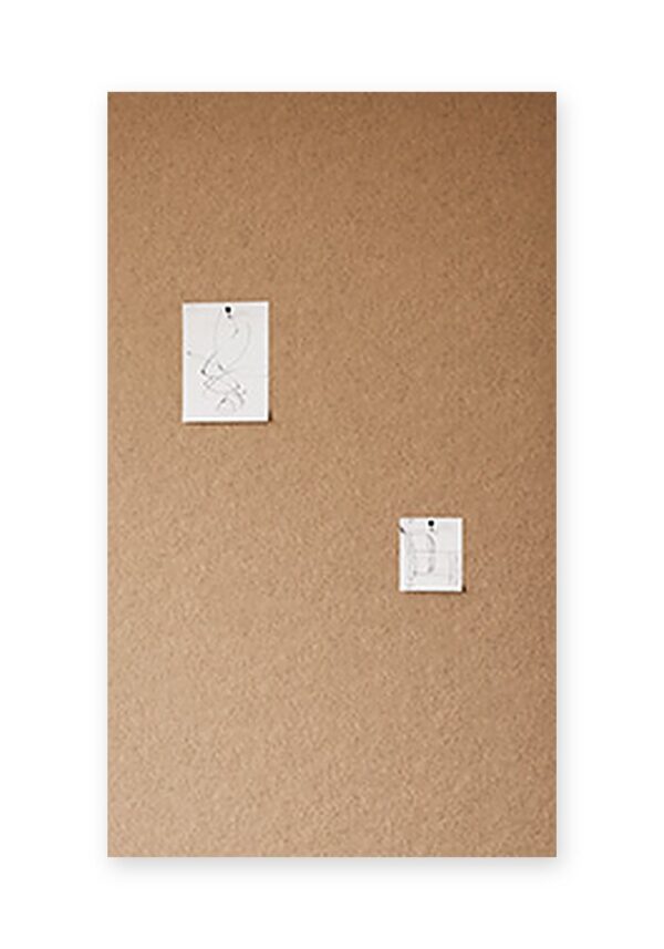 panneau acoustique rectangulaire Chameleon Sharp en feutre PET, fond blanc