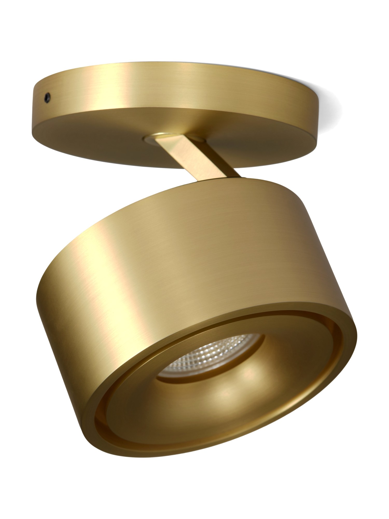 Plafonnier à bras Easy Braccio en aluminium par Antidark Plafonnier à bras Easy Braccio W100 laiton