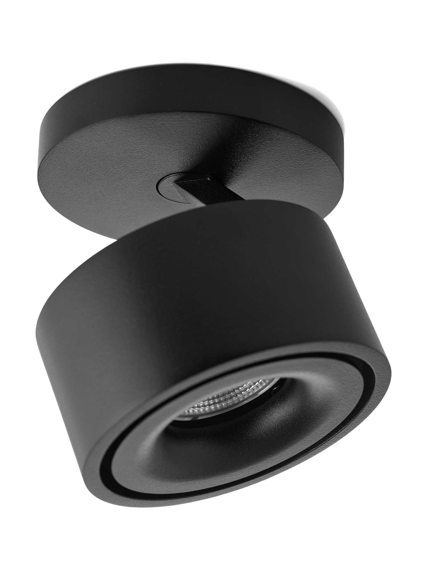 Plafonnier à bras Easy Braccio en aluminium par Antidark Plafonnier à bras Easy Braccio W100 noire