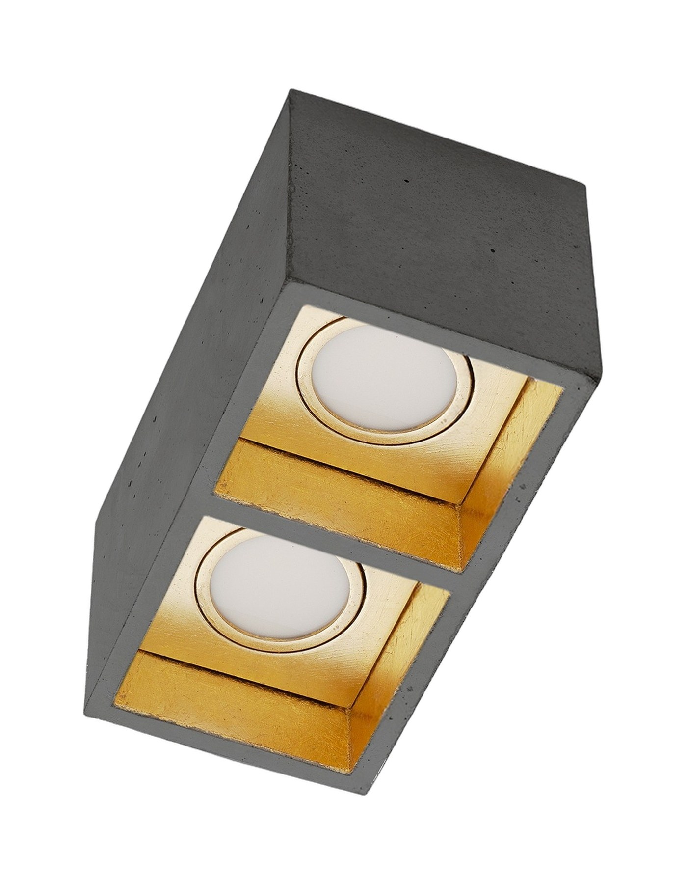 Plafonnier B7² gris foncé, packshot fond blanc