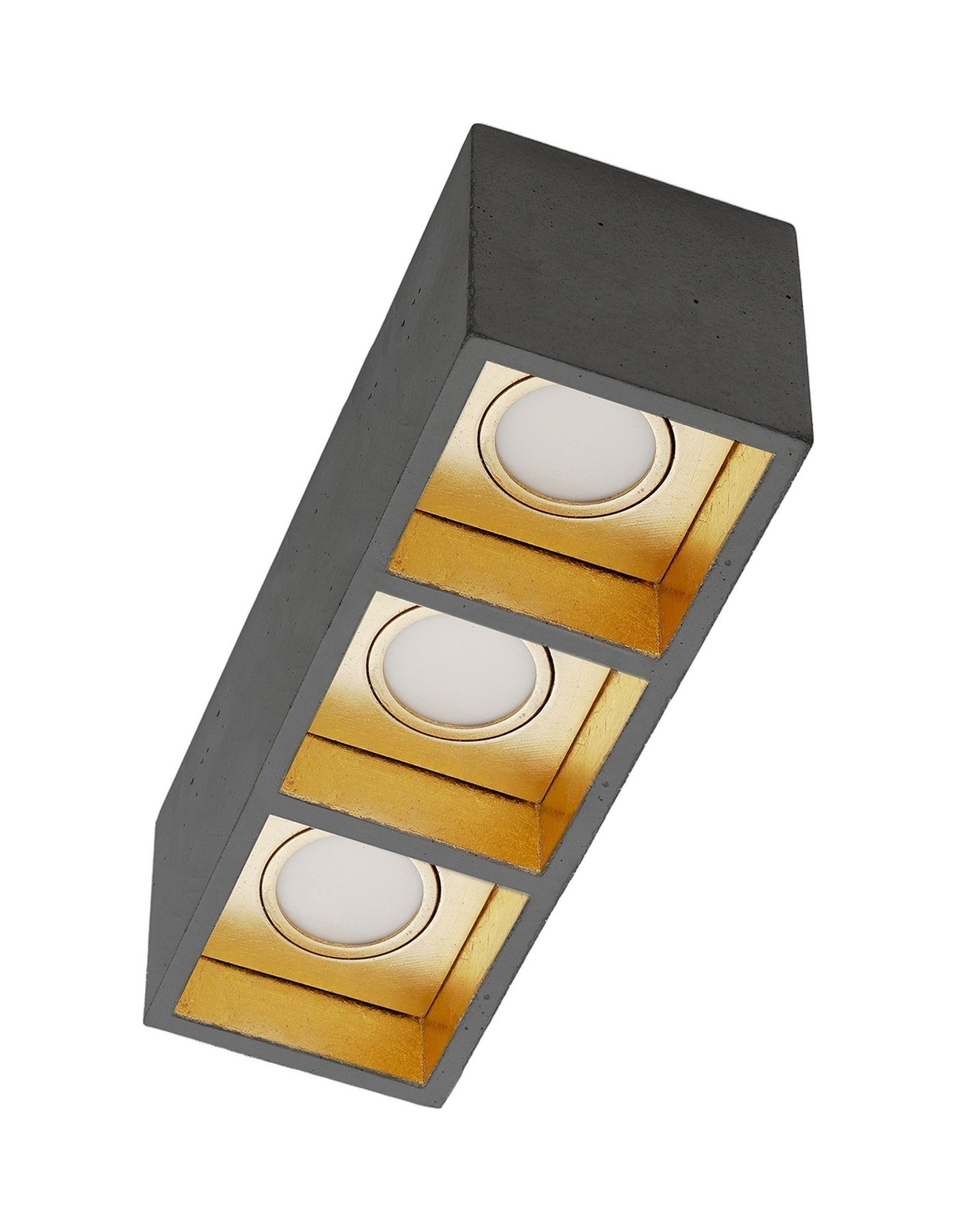 Plafonnier B7³ gris foncé, packshot fond blanc