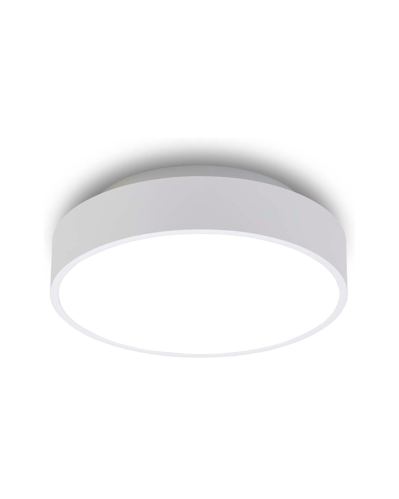 Plafonnier Luna LED à diffuseur opale (C260, C350, C450) par Antidark plafonnier Luna LED Antidark C260 en finition blanc