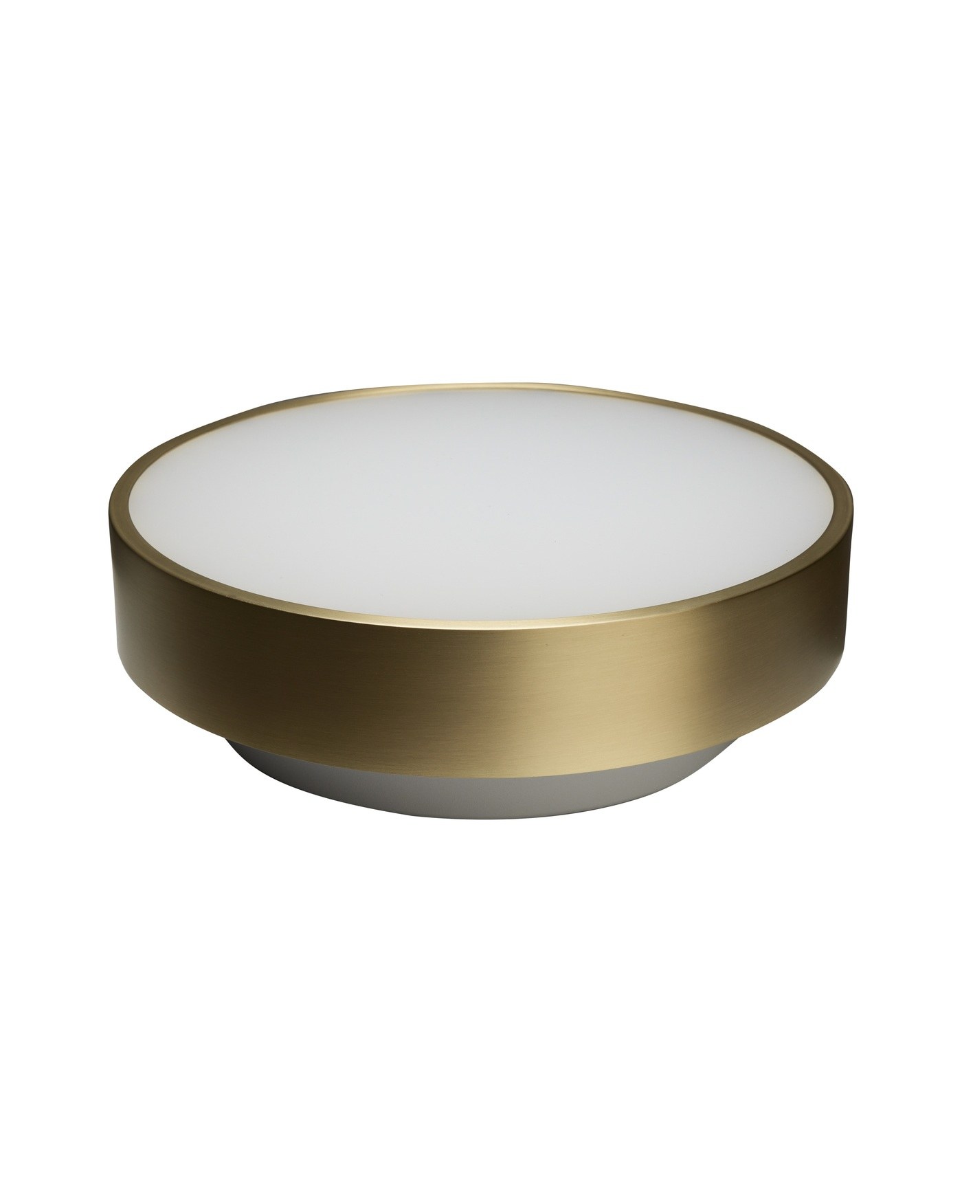 Plafonnier Luna LED à diffuseur opale (C260, C350, C450) par Antidark plafonnier Luna LED Antidark C260 en finition laiton