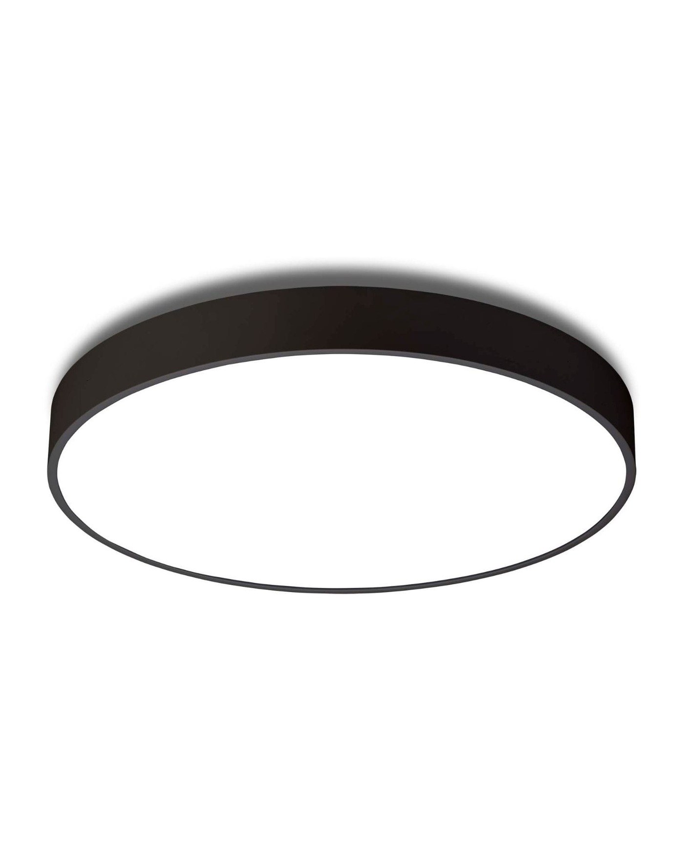 Plafonnier Luna LED à diffuseur opale (C260, C350, C450) par Antidark plafonnier Luna LED Antidark C450 en finition noir