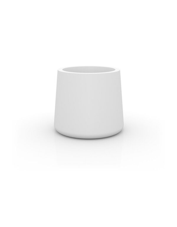 pot de fleurs extérieur Ulm Vondom pot rond Ø91 cm coloris blanc