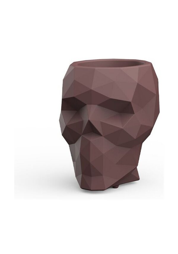 pot tête de mort Skull Vondom vue de face fond blanc