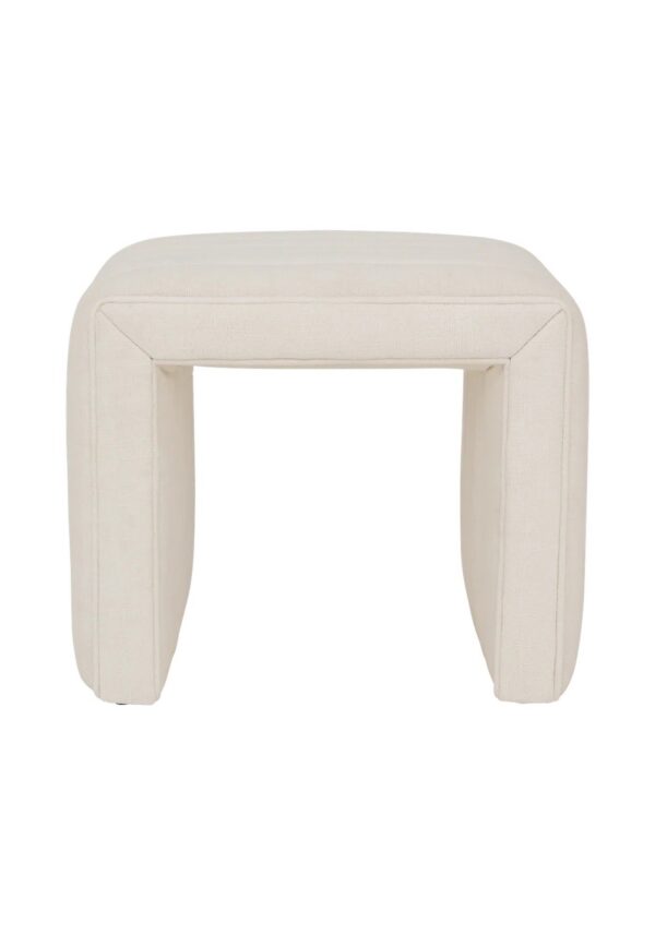 pouf lin Lyne Urban Nature Culture, rendu sur fond blanc