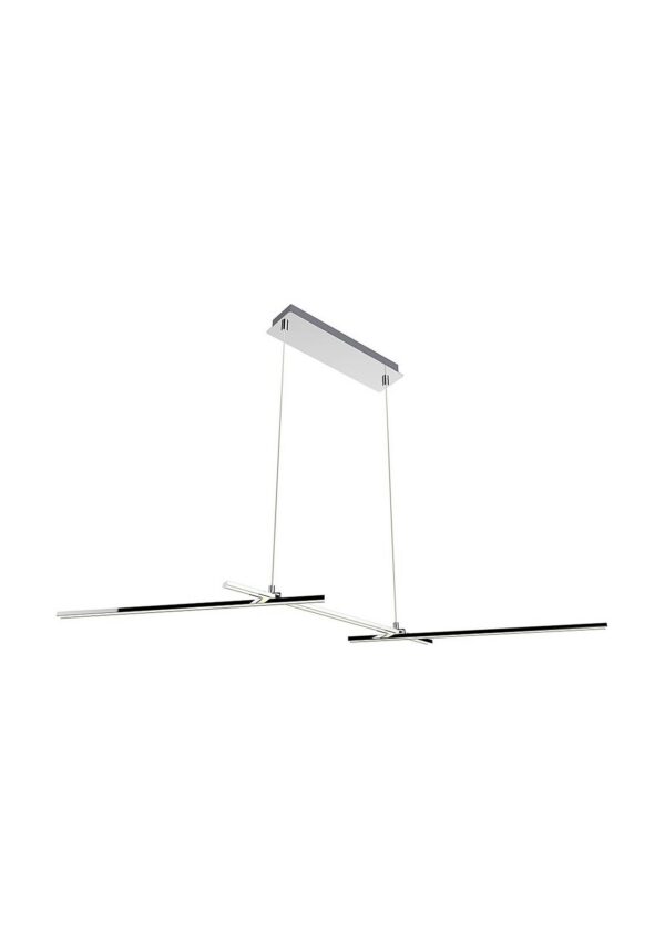 suspension LED linéaire sur fond blanc