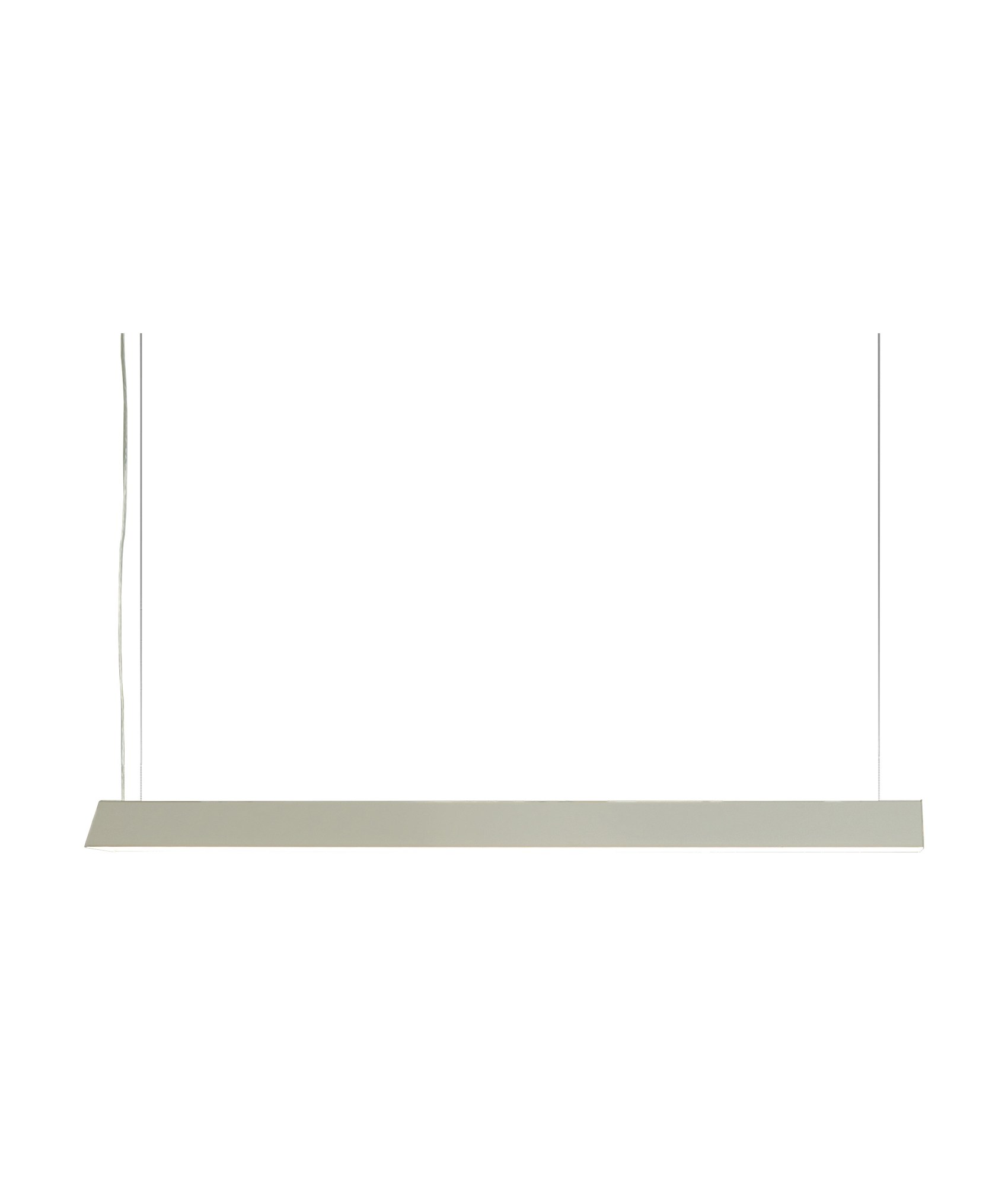 suspension linéaire Slim blanc brillant, longueur 1 à 6 m