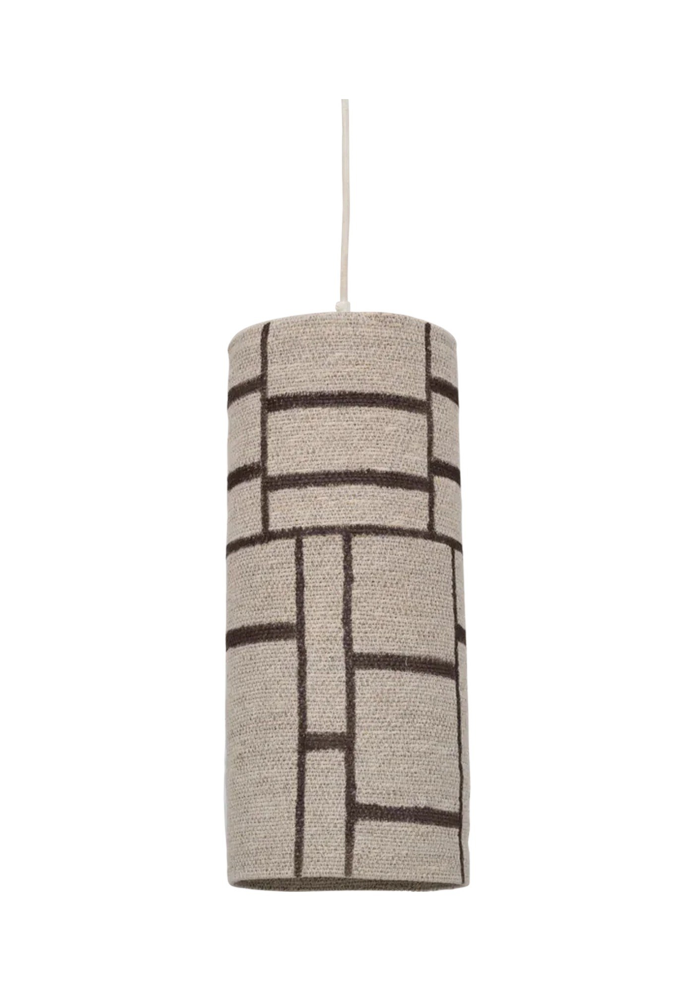 Suspension Nene par Urban Nature Culture, herbe marine moka suspension Nene Urban Nature Culture en herbe marine moka, fond blanc
