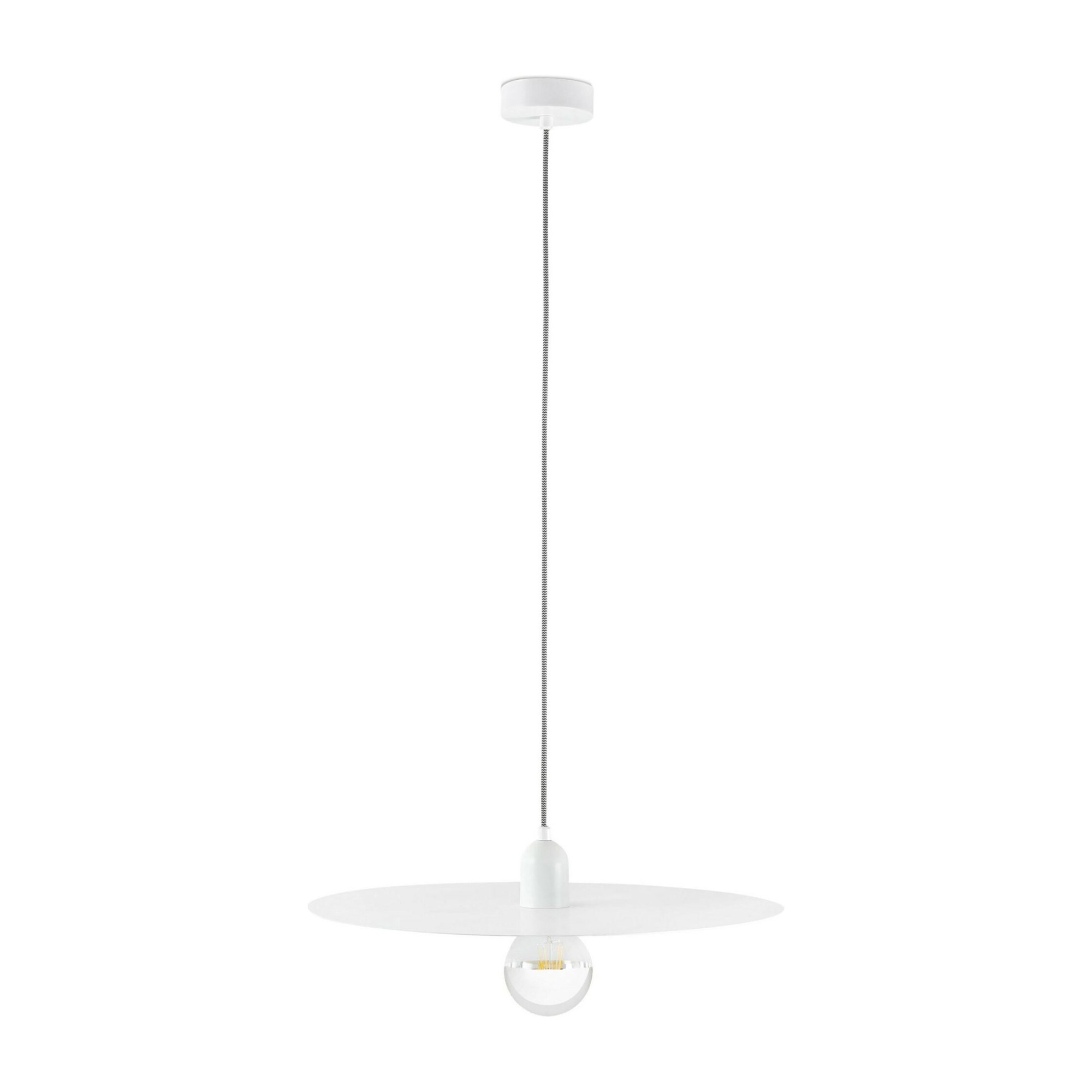 Suspension PLAT en métal par Faro suspension plat faro blanc