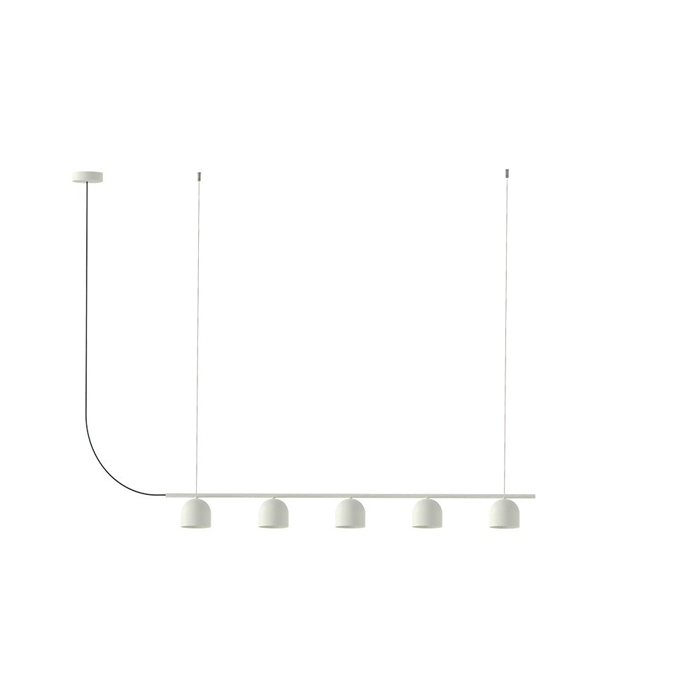 Suspension Rio Chandelier en fer par Robin Lamps Suspension Rio Chandelier en fer par Robin Lamps, taille Ø 9 cm, finition blanc