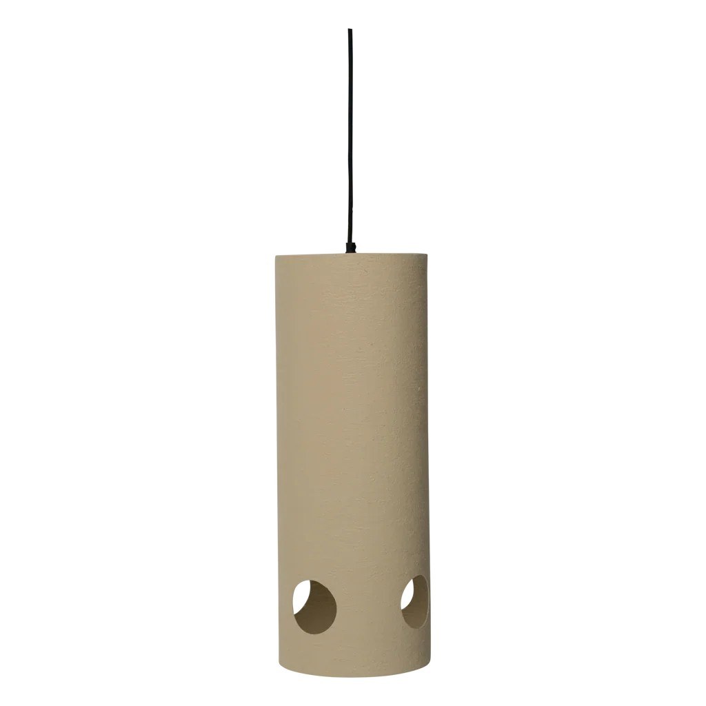 Suspension Shania par Urban Nature Culture, fer brume de mer suspension Shania Urban Nature Culture avec ses deux découpes rondes