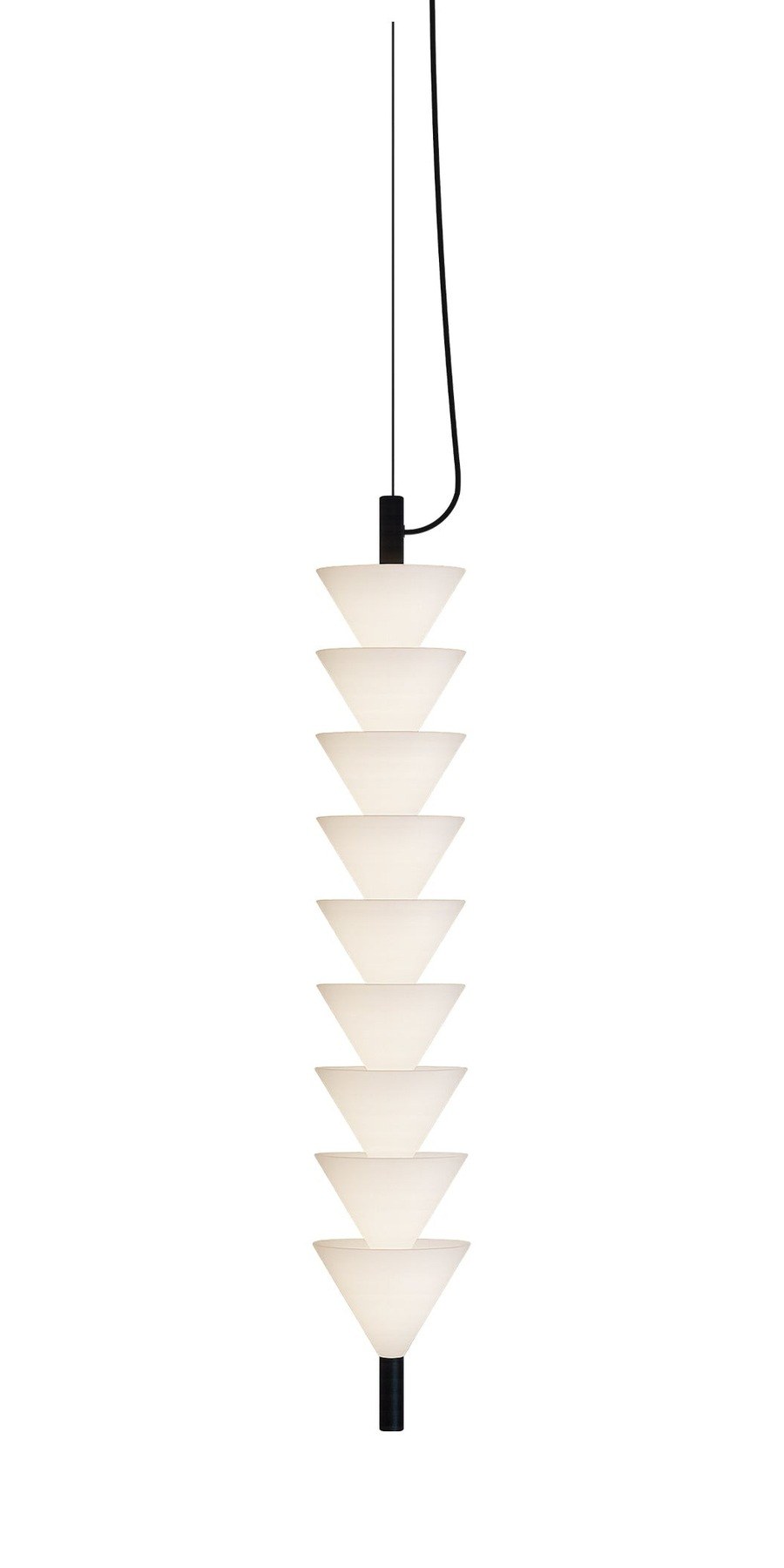 suspension verticale Boga noir mat