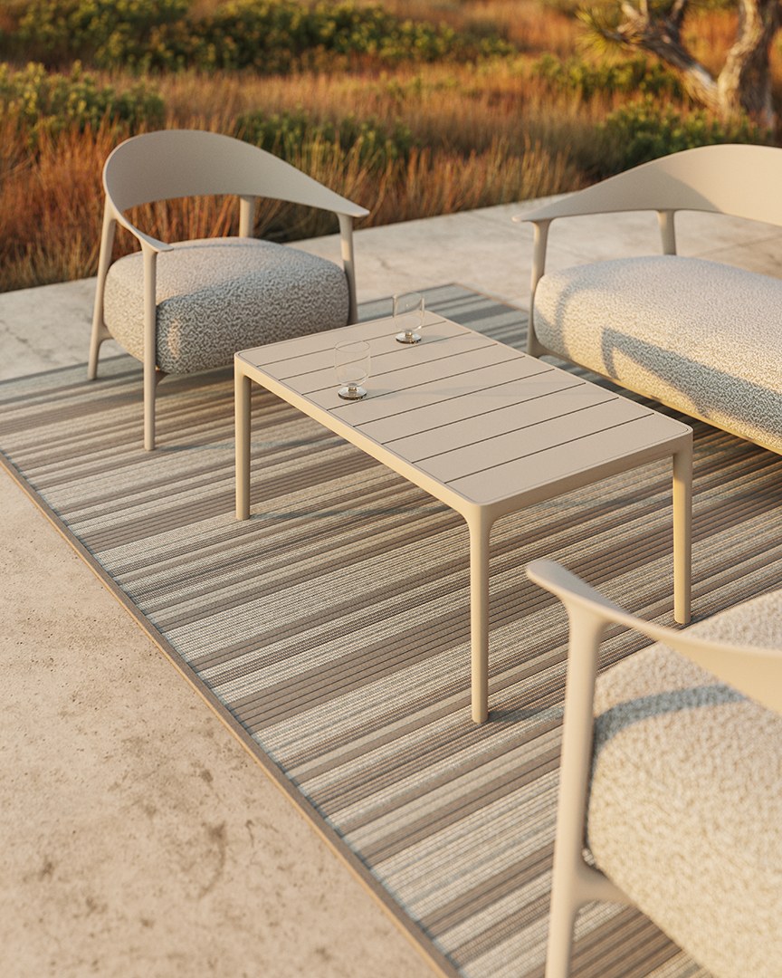 table basse Africa Vondom en situation, photo d'ambiance