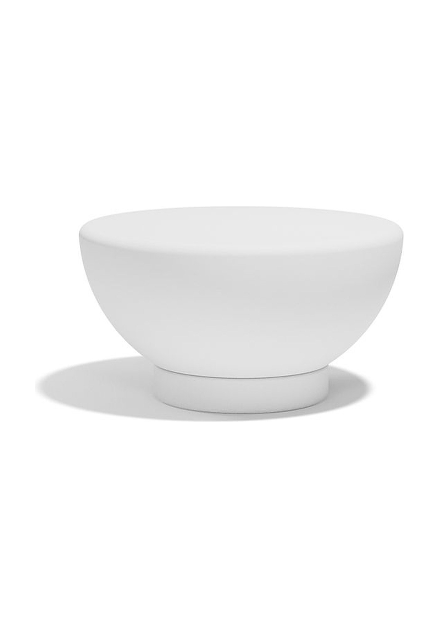 Table basse ronde Luna en polyéthylène au design contemporain par Ramón Esteve x Vondom table basse ronde Luna Vondom coloris Blanc